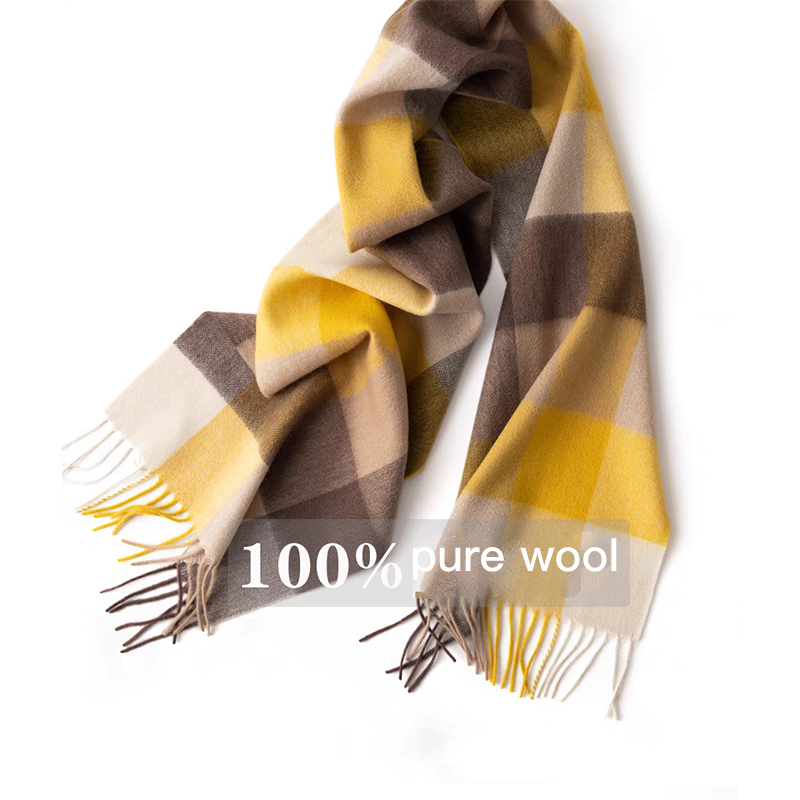 100% Wool Hat Scarf